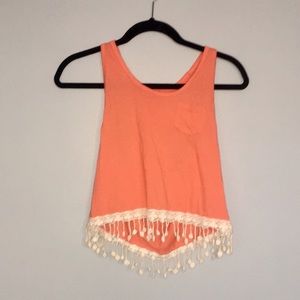 Orange Crop Top